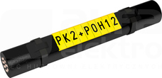 PK+2/4 żółty K (500szt) Oznacznik do kabli dysk
