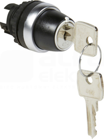 OSMOZ nr455 czarny Główka przycisku z kluczem