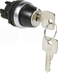 OSMOZ nr455 90' czarny Główka przycisku z kluczem