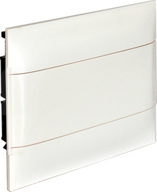 PRACTIBOX S 1x12 850stC Rozdzielnica wnękowa z drzwiami białymi