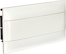 PRACTIBOX S 1x18 650stC Rozdzielnica wnękowa z drzwiami białymi