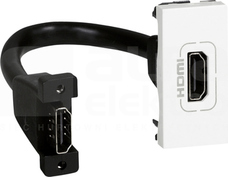 M45 HDMI A biały Gniazdo z przewodem
