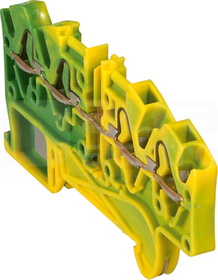 VIKING 2,5mm2 zielono-żółty Złączka jednotorowa czteroprzewodowa