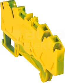 VIKING 4mm2 zielono-żółty PE Złączka jednotorowa czteroprzewodowa