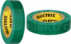 ELECTRIX 211 0,13x19mm 20m zielony Taśma elektroizolacyjna