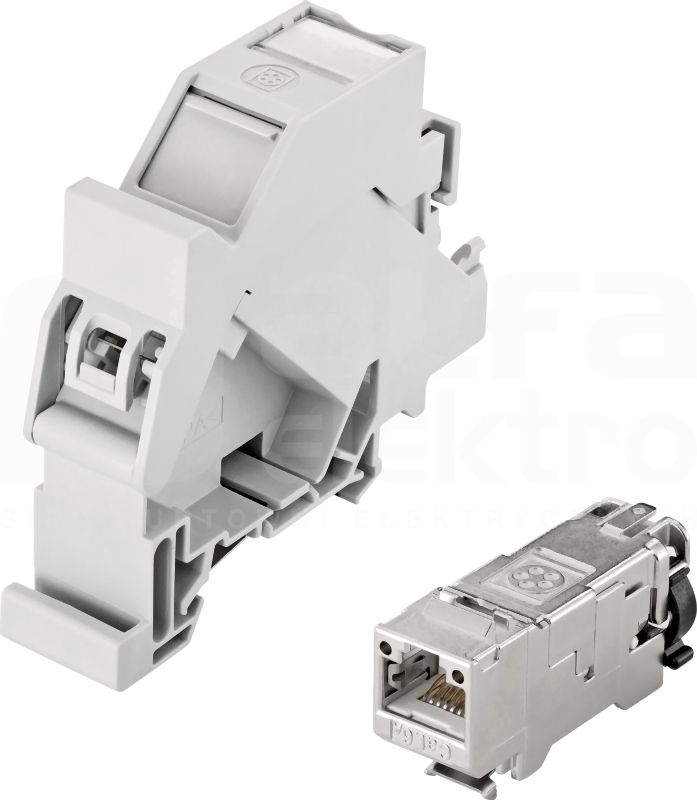 DATA HS RJ45 F 10G B (EPIC) ADAPTER RJ45 T568A TH35 Sonepar