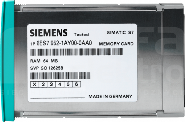 SIMATIC S7-400 RAM 4MB Karta pamięci