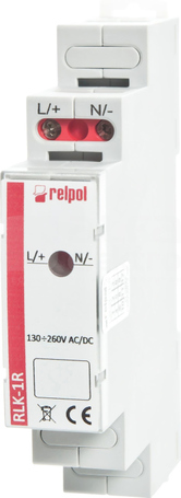 RLK-1R czerwony Lampka kontrolna jednofazowa