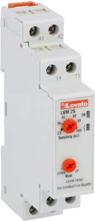 LVM25 24-240VAC Przekaźnik nadzoru poziomu