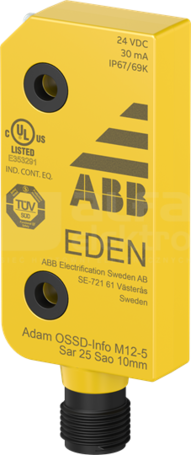 Adam OSSD-Info M12-5 wtyk Czujnik bezpieczeństwa