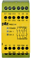 PNOZ X4 24VDC 3n/o 1n/c Przekaźnik bezpieczeństwa wył.aw/drzwi och/kurt.św