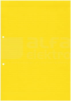ESO 7 A4-BOGEN żółty Tabliczka opisowa