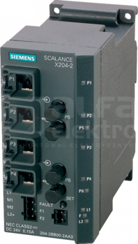 SCALANCE X204-2 4xRJ45 2xBFOC Switch