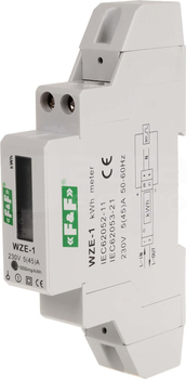 WZE-1 230V 5(100A) kl.1 Licznik energii 1-fazowy