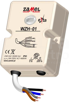 WZH-01 230VAC IP65 Wyłącznik zmierzchowy natynkowy z sondą