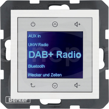 B.x Radio Touch DAB+ BT biały połysk Radio dotykowe