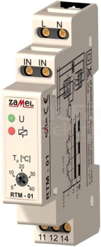 RTM-02 -10-40'C 230VAC Regulator temperatury