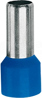 TE 2,5-10 niebieski (100szt) Końcówka tulejkowa izolowana