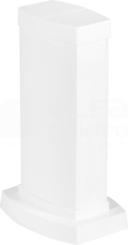 0,3m aluminium biały Minikolumna dwukomorowa