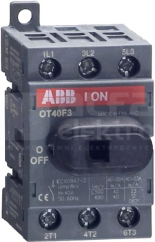 NEW IN BOX ABB OT40F3 SWITCH-DISCONNECTOR 1SCA104902R1001