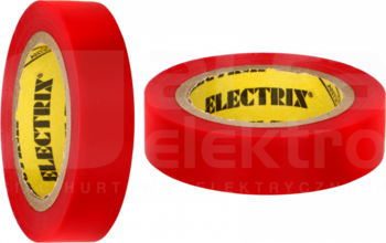ELECTRIX 211 0,13x19mm 20m czerwony Taśma elektroizolacyjna